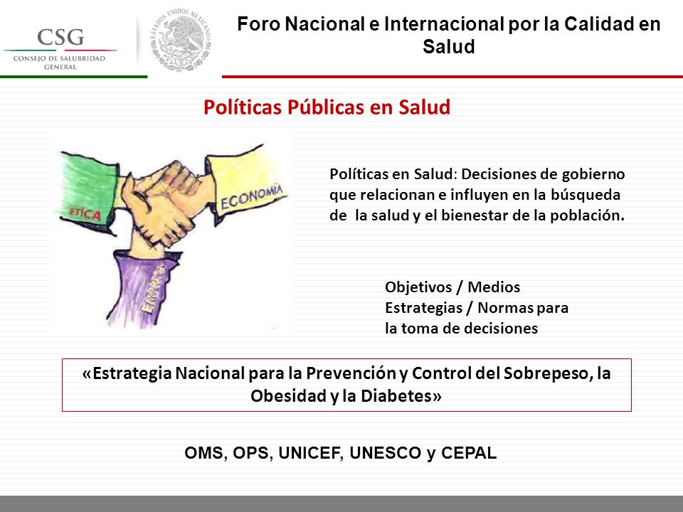 Foro Nacional e Internacional por la Calidad en Salud