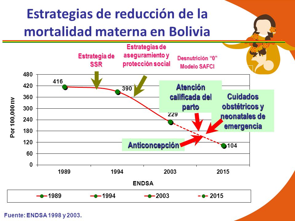 Estrategias de reducción de la mortalidad materna en Bolivia