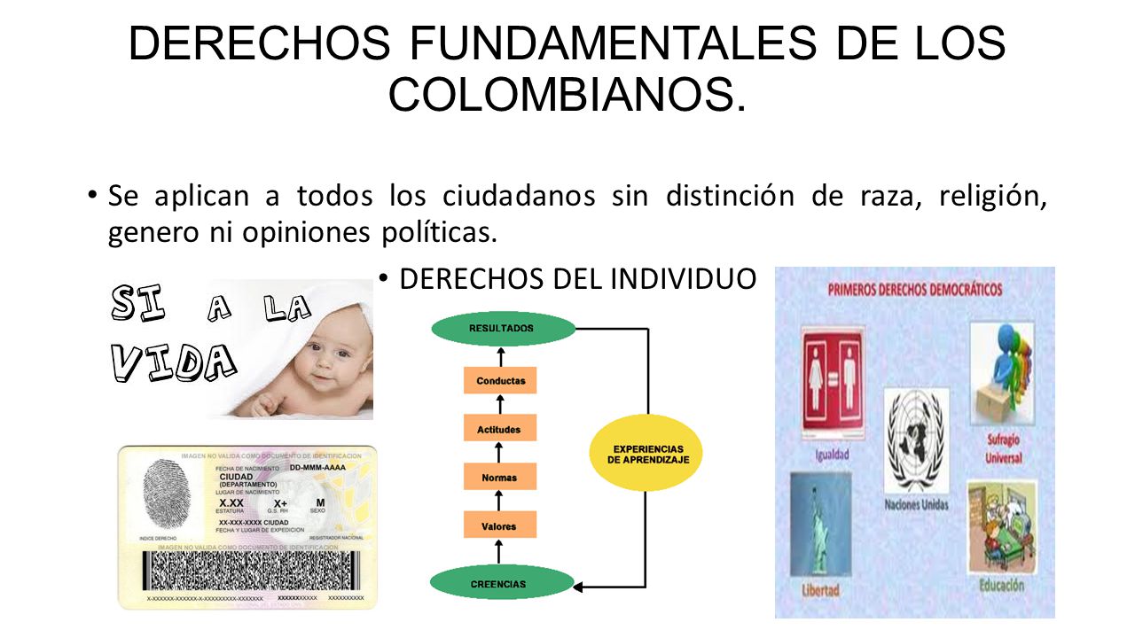 DERECHOS FUNDAMENTALES DE LOS COLOMBIANOS.