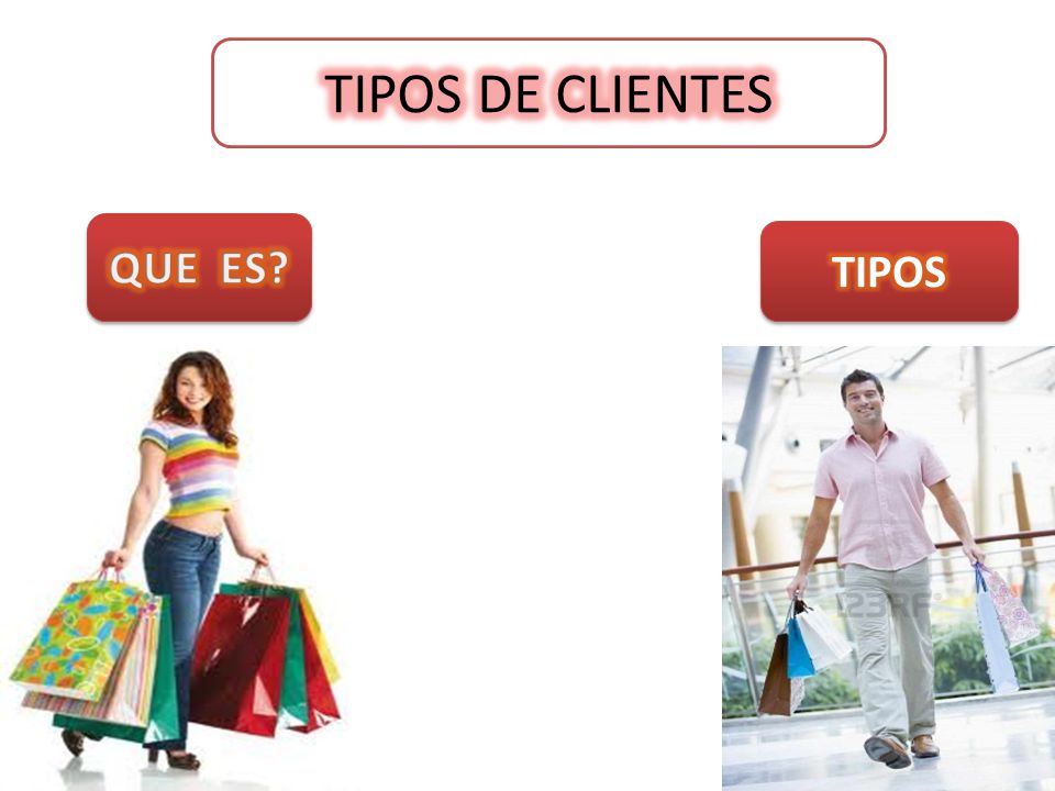 TIPOS DE CLIENTES QUE ES TIPOS