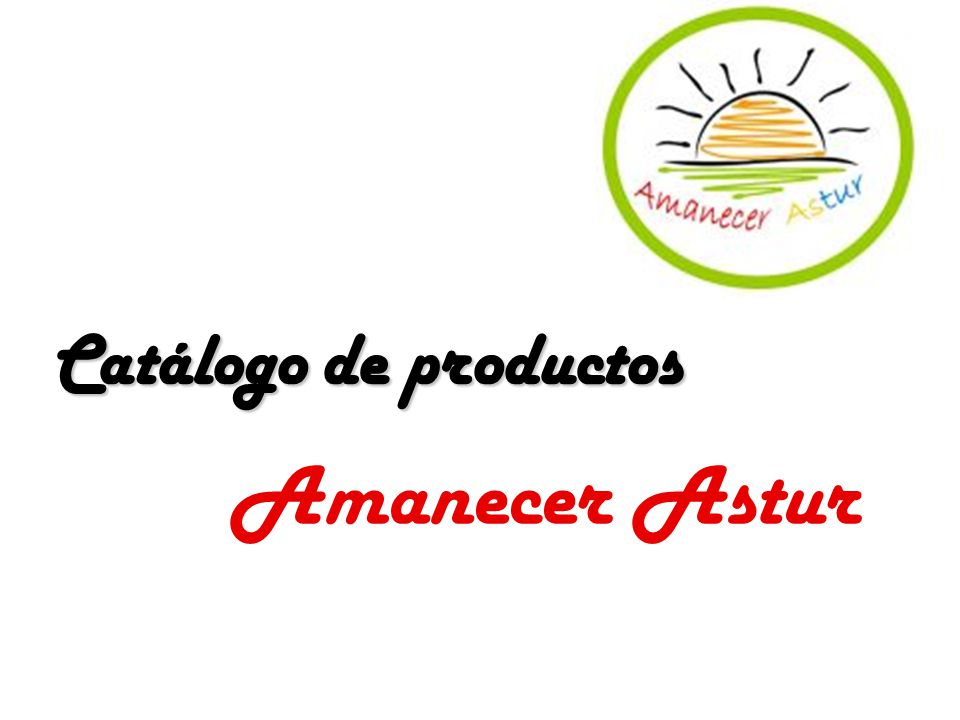Catálogo de productos Amanecer Astur