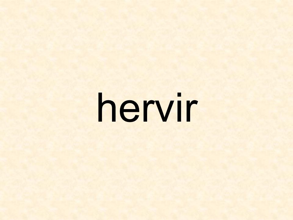hervir