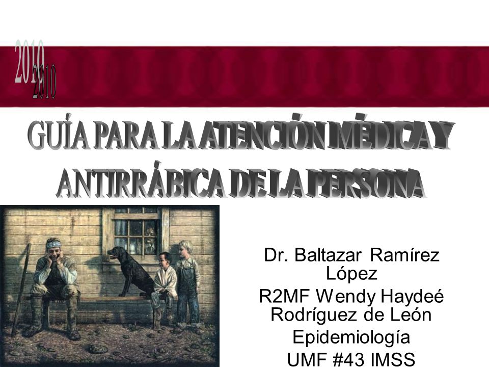 GUÍA PARA LA ATENCIÓN MÉDICA Y ANTIRRÁBICA DE LA PERSONA