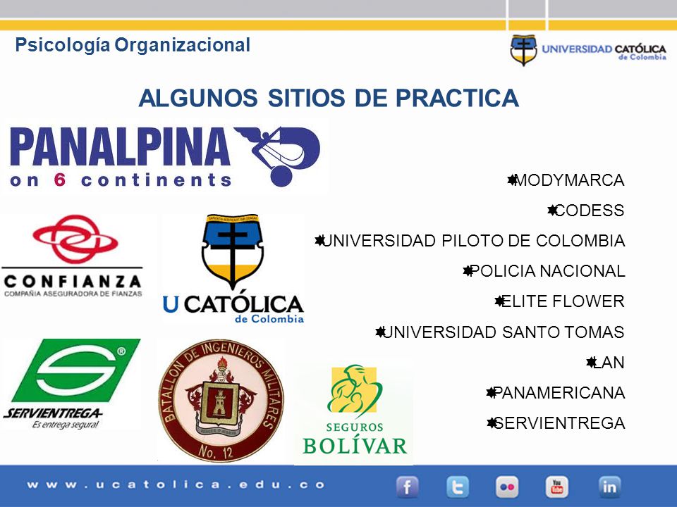 ALGUNOS SITIOS DE PRACTICA