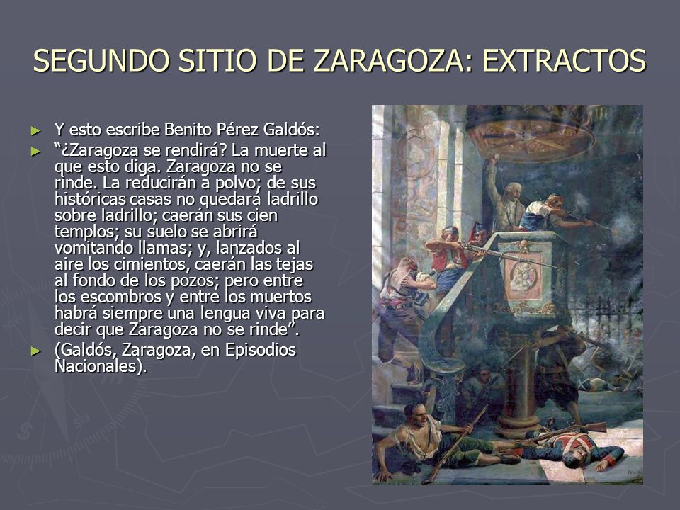 SEGUNDO SITIO DE ZARAGOZA: EXTRACTOS