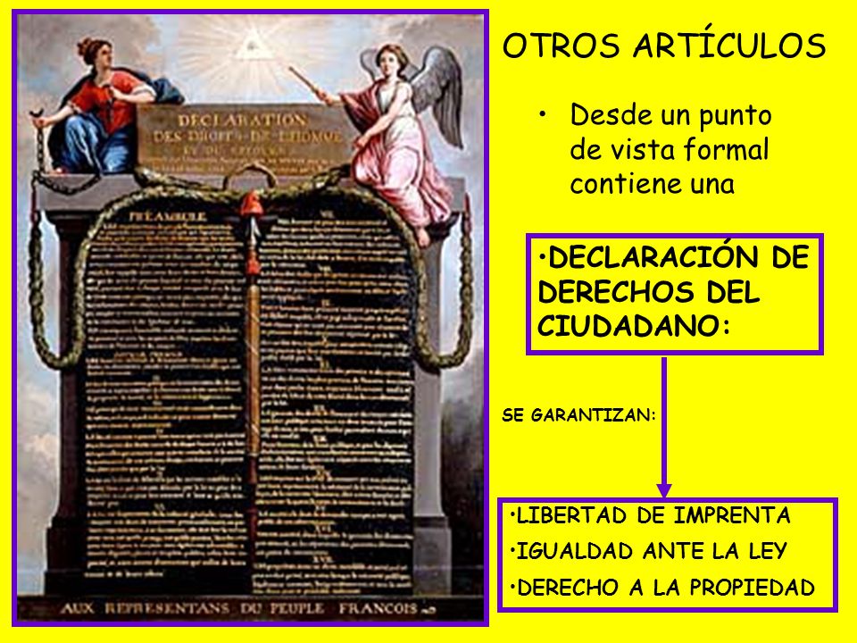 OTROS ARTÍCULOS Desde un punto de vista formal contiene una