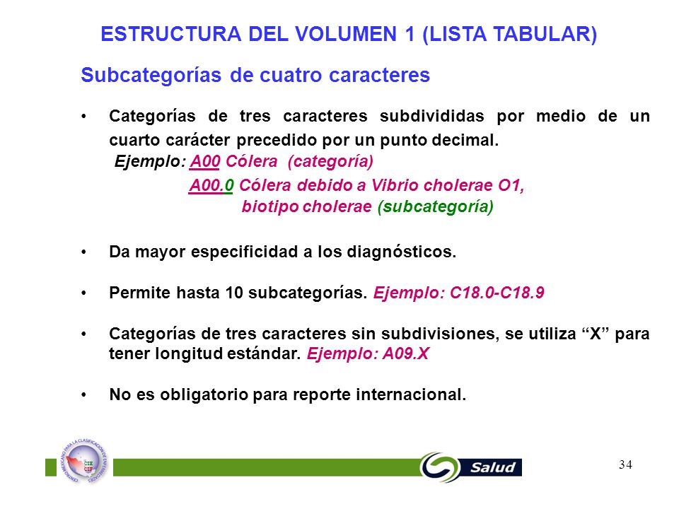 ESTRUCTURA DEL VOLUMEN 1 (LISTA TABULAR)