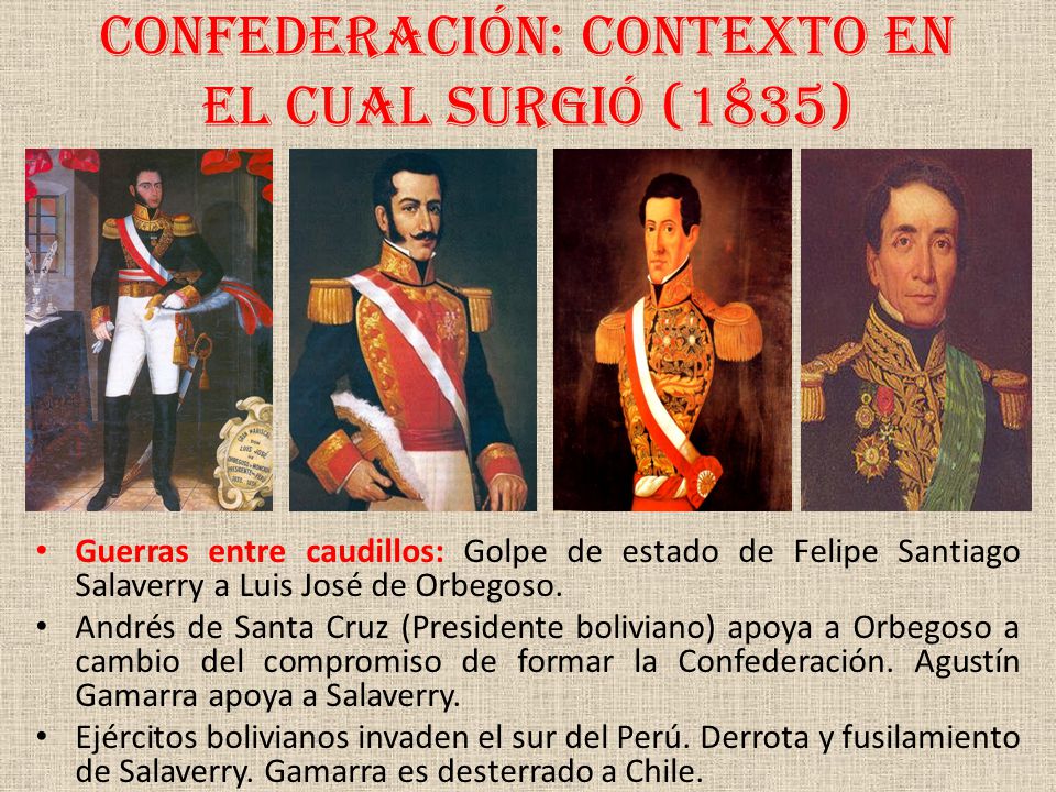 CONFEDERACIÓN: CONTEXTO EN EL CUAL SURGIÓ (1835)