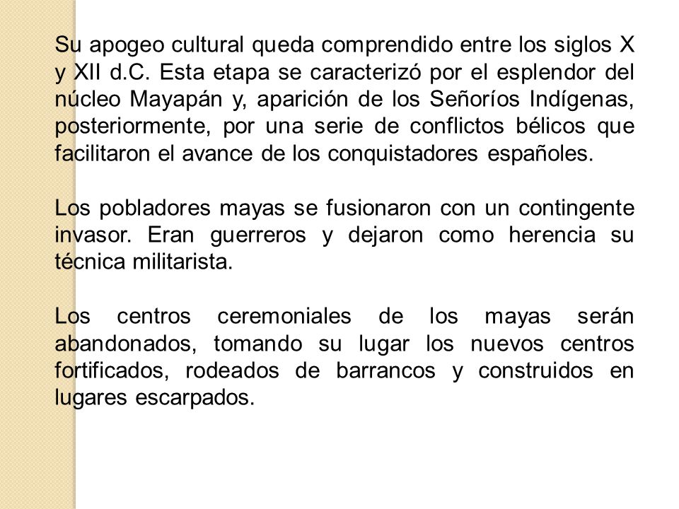 Su apogeo cultural queda comprendido entre los siglos X y XII d. C