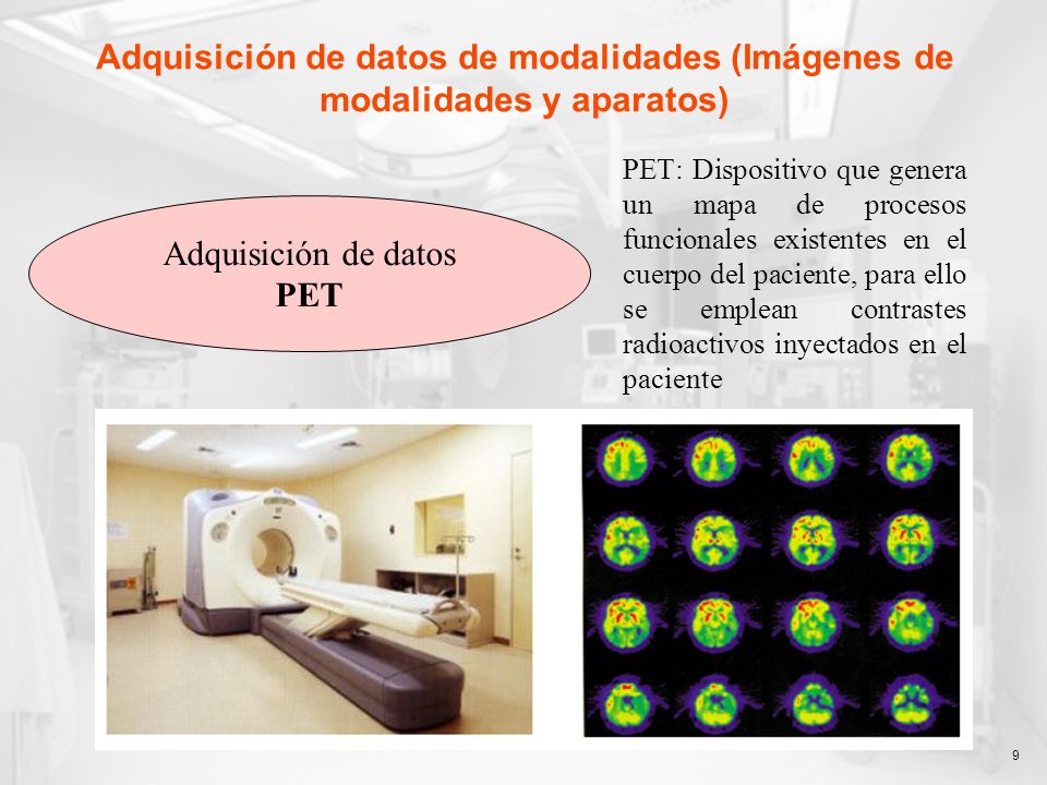 Adquisición de datos de modalidades (Imágenes de modalidades y aparatos)