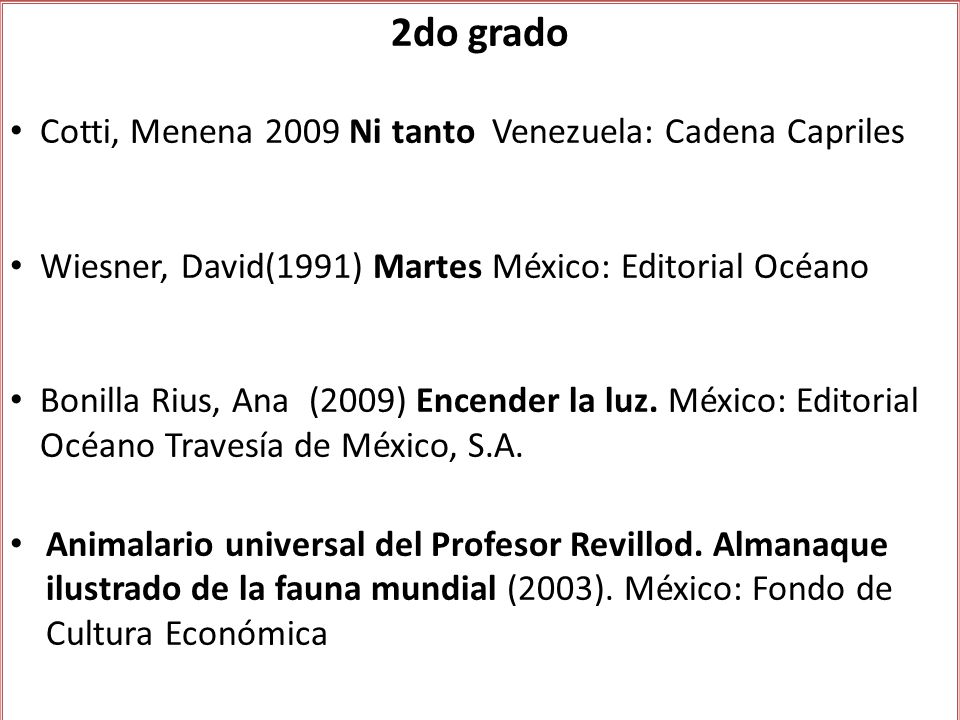 2do grado Cotti, Menena 2009 Ni tanto Venezuela: Cadena Capriles