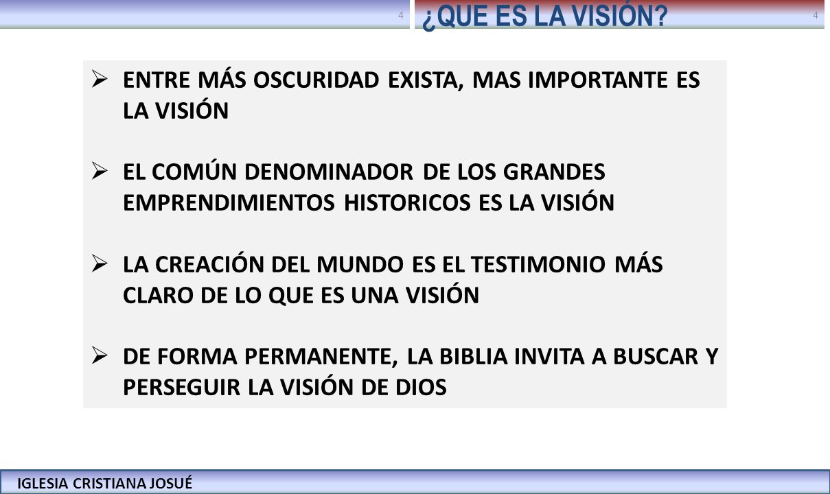 ¿QUE ES LA VISIÓN ENTRE MÁS OSCURIDAD EXISTA, MAS IMPORTANTE ES LA VISIÓN.