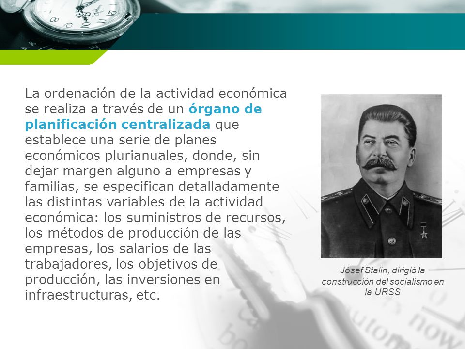 Jósef Stalin, dirigió la construcción del socialismo en la URSS