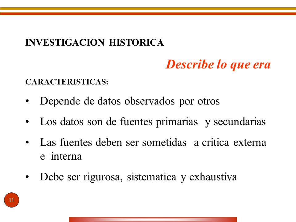 Describe lo que era Depende de datos observados por otros