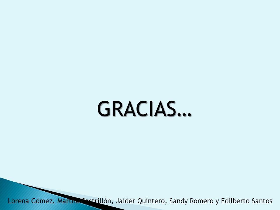 GRACIAS… Lorena Gómez, Martha Castrillón, Jaider Quintero, Sandy Romero y Edilberto Santos