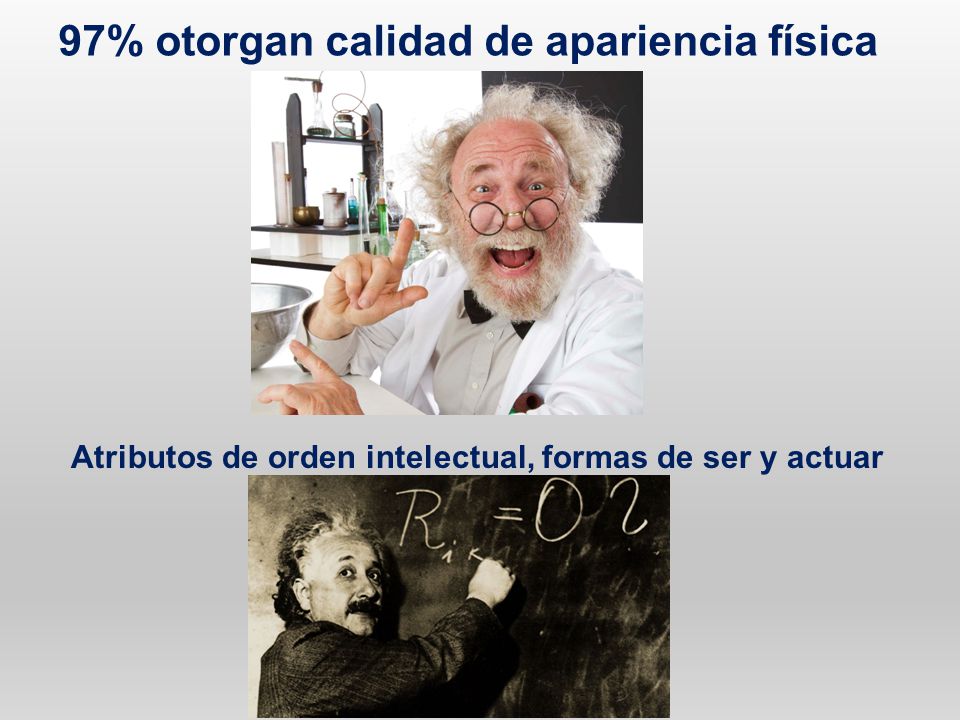 97% otorgan calidad de apariencia física