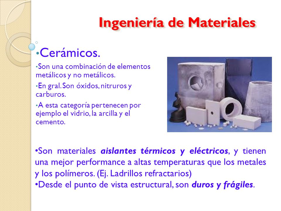 Ingeniería de Materiales