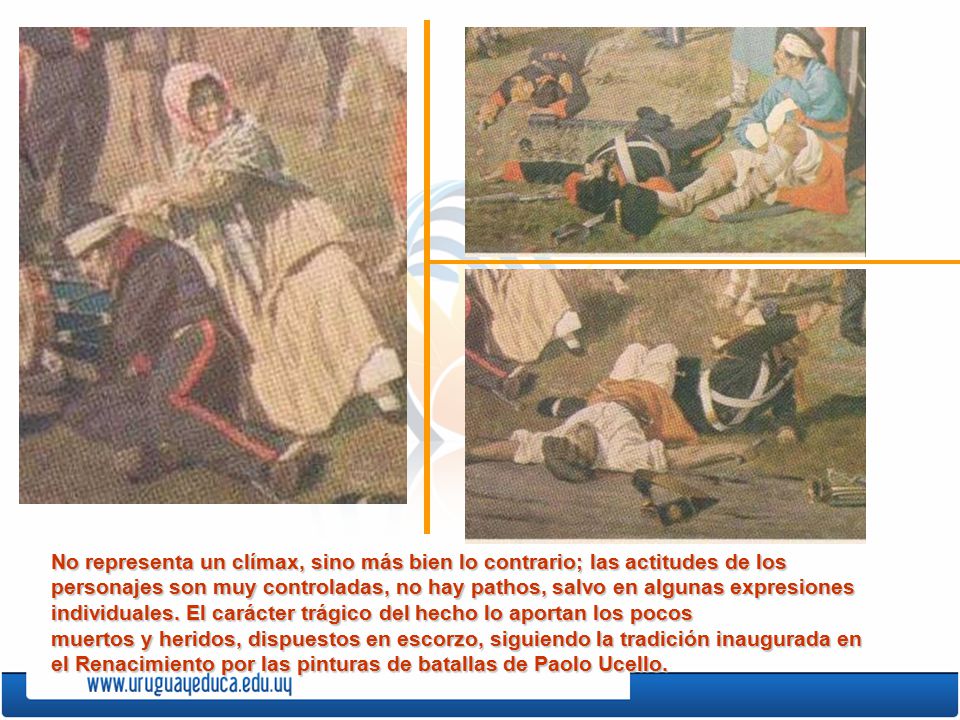 No representa un clímax, sino más bien lo contrario; las actitudes de los personajes son muy controladas, no hay pathos, salvo en algunas expresiones individuales. El carácter trágico del hecho lo aportan los pocos