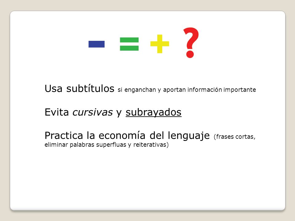 Usa subtítulos si enganchan y aportan información importante