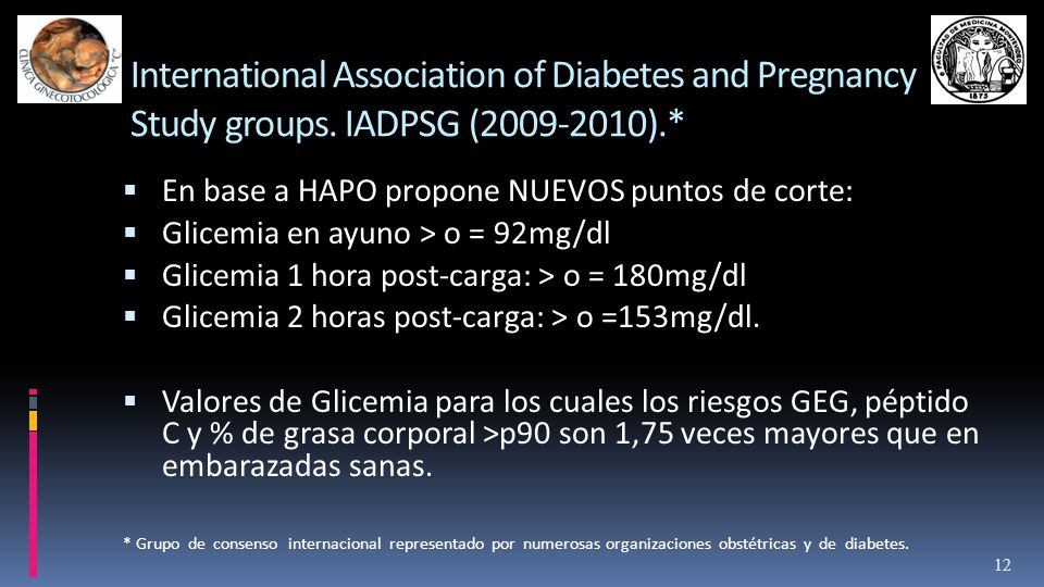 International Association of Diabetes and Pregnancy Study groups