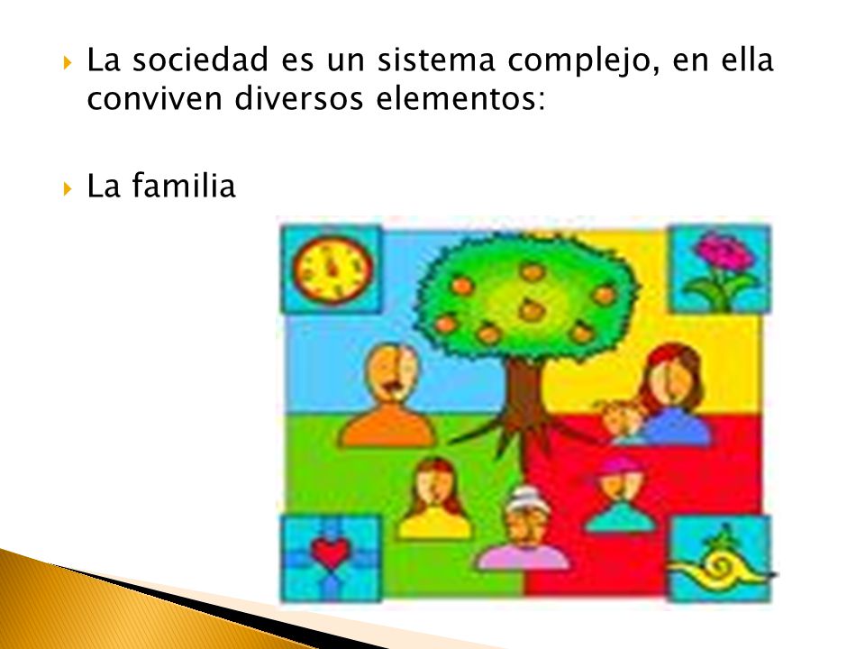 La sociedad es un sistema complejo, en ella conviven diversos elementos: