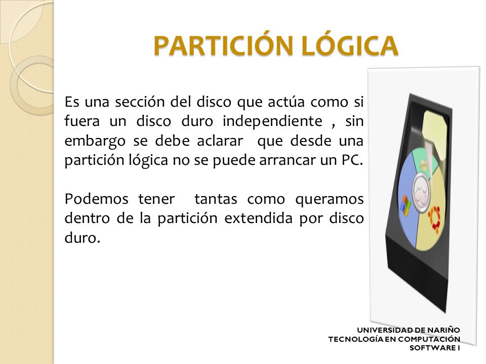 PARTICIÓN LÓGICA