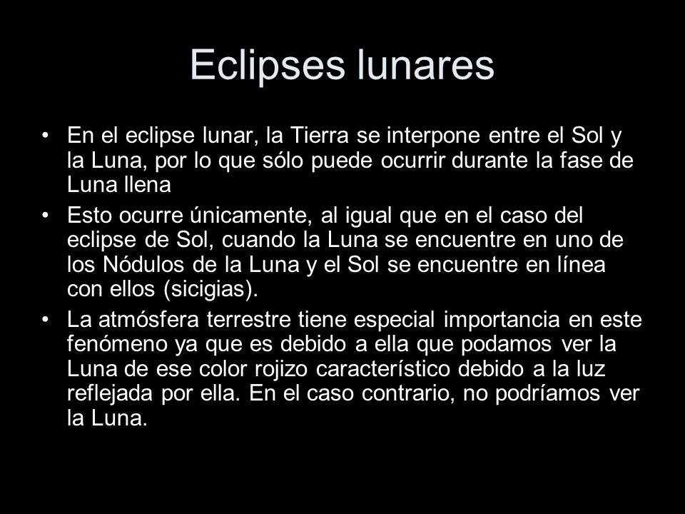 Eclipses y fases de la Luna - ppt video online descargar
