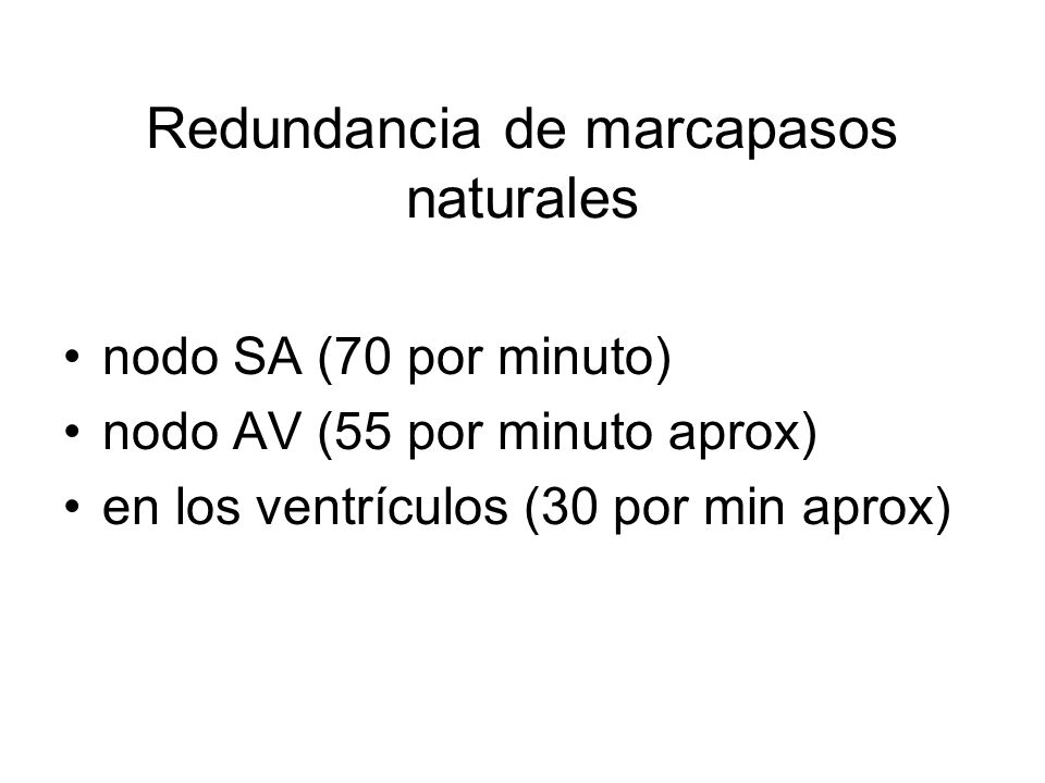 Redundancia de marcapasos naturales