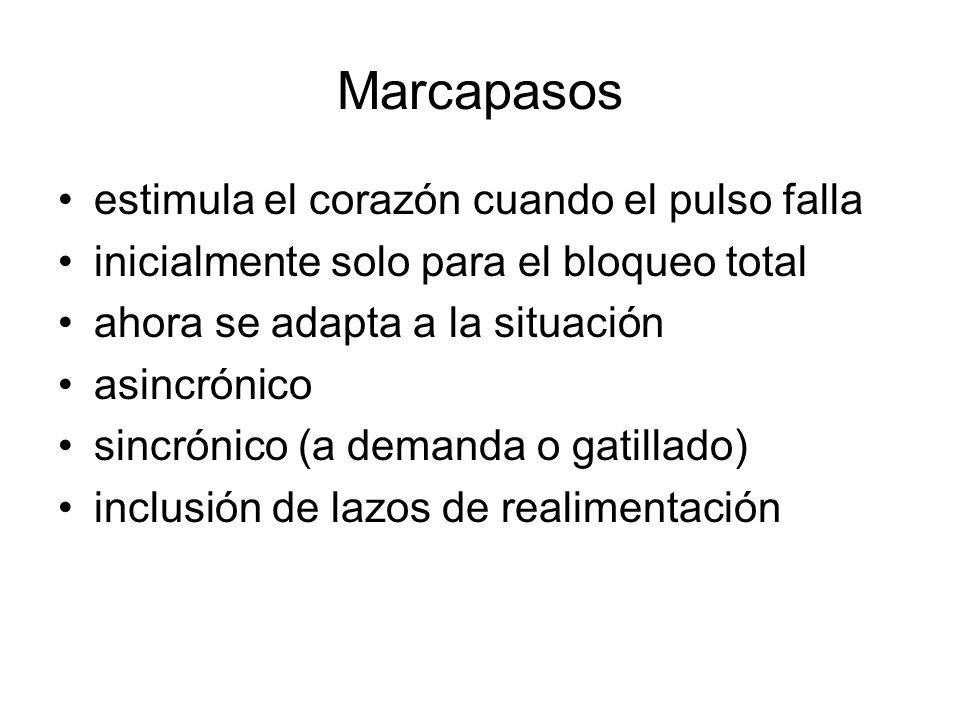 Marcapasos estimula el corazón cuando el pulso falla
