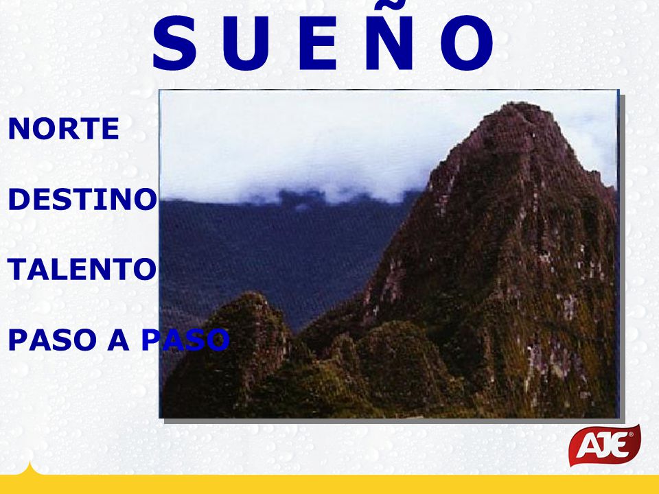 S U E Ñ O NORTE DESTINO TALENTO PASO A PASO