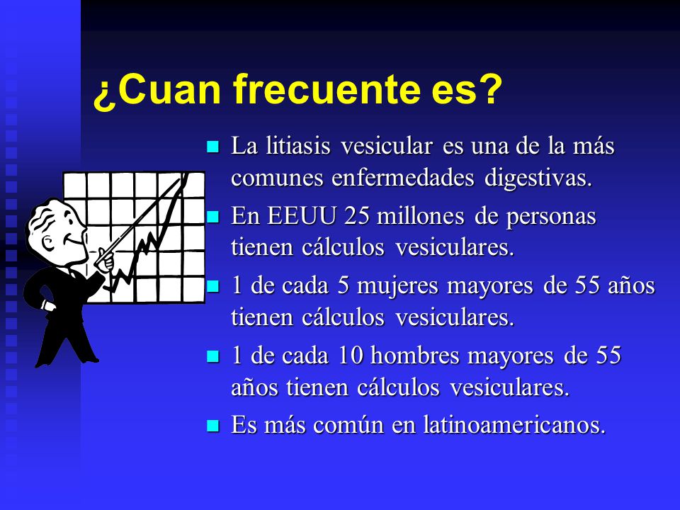 ¿Cuan frecuente es La litiasis vesicular es una de la más comunes enfermedades digestivas.