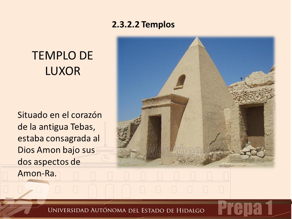 TEMPLO DE LUXOR Templos
