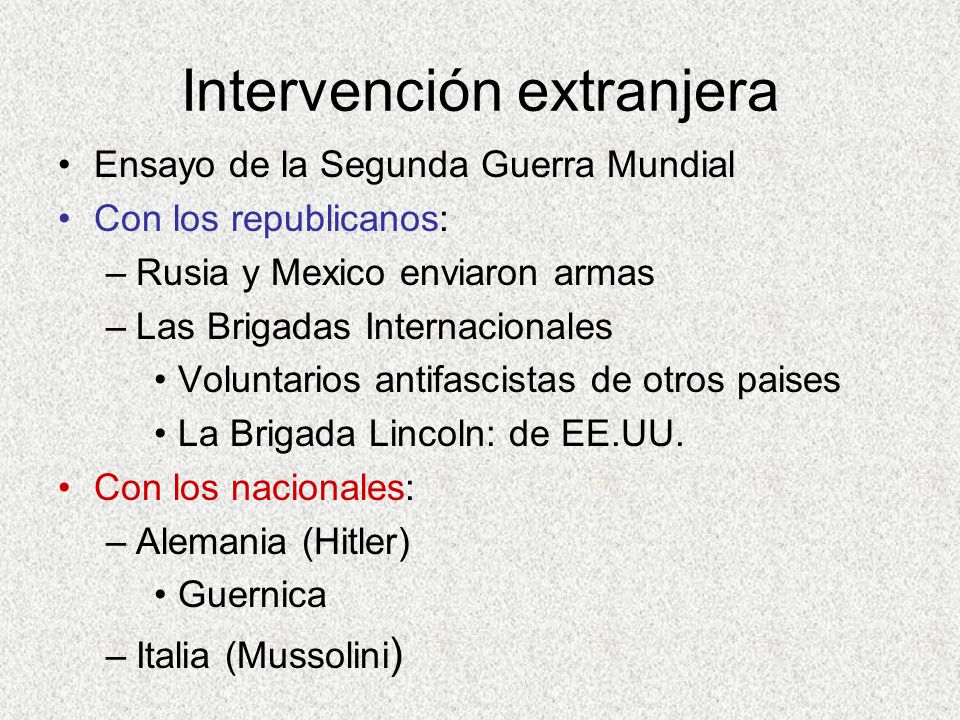 Intervención extranjera