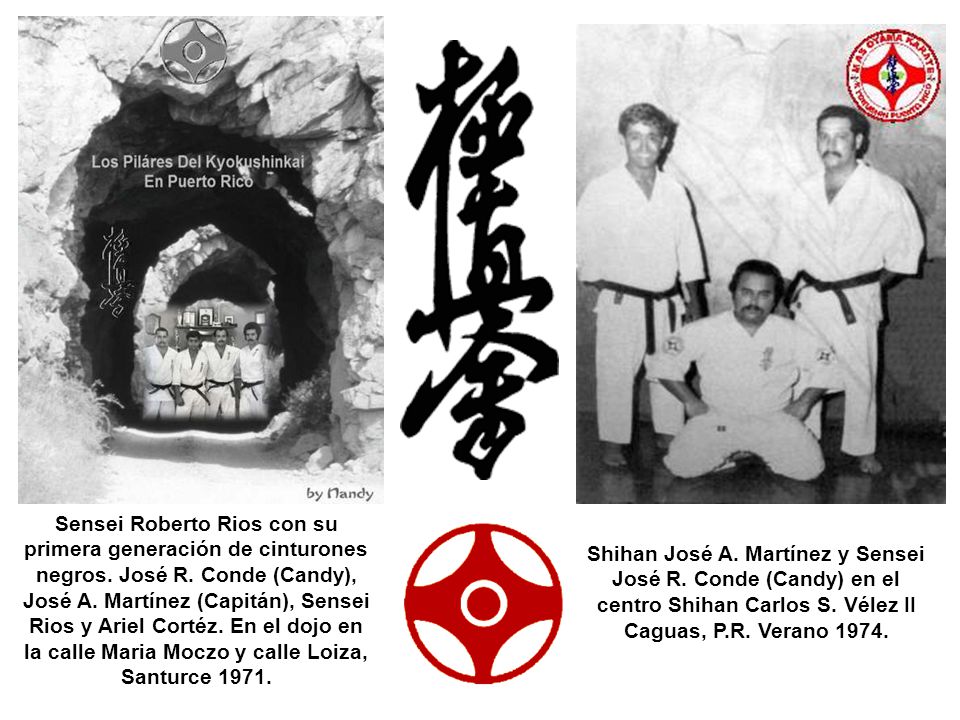 Sensei Roberto Rios con su primera generación de cinturones negros