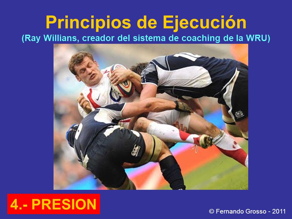 Principios de Ejecución (Ray Willians, creador del sistema de coaching de la WRU)