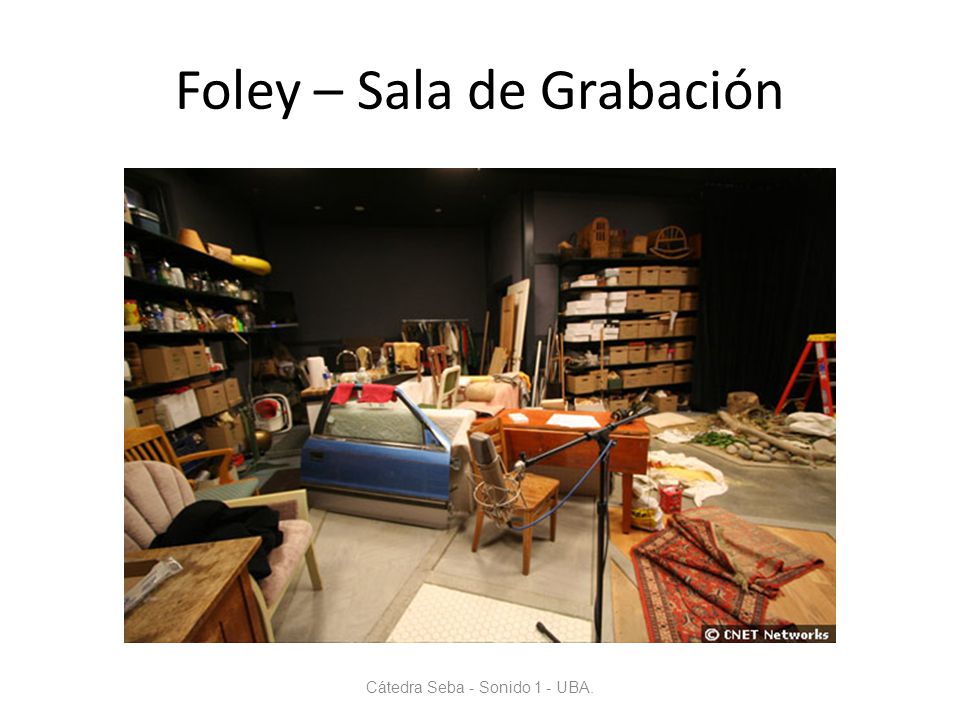 Foley – Sala de Grabación