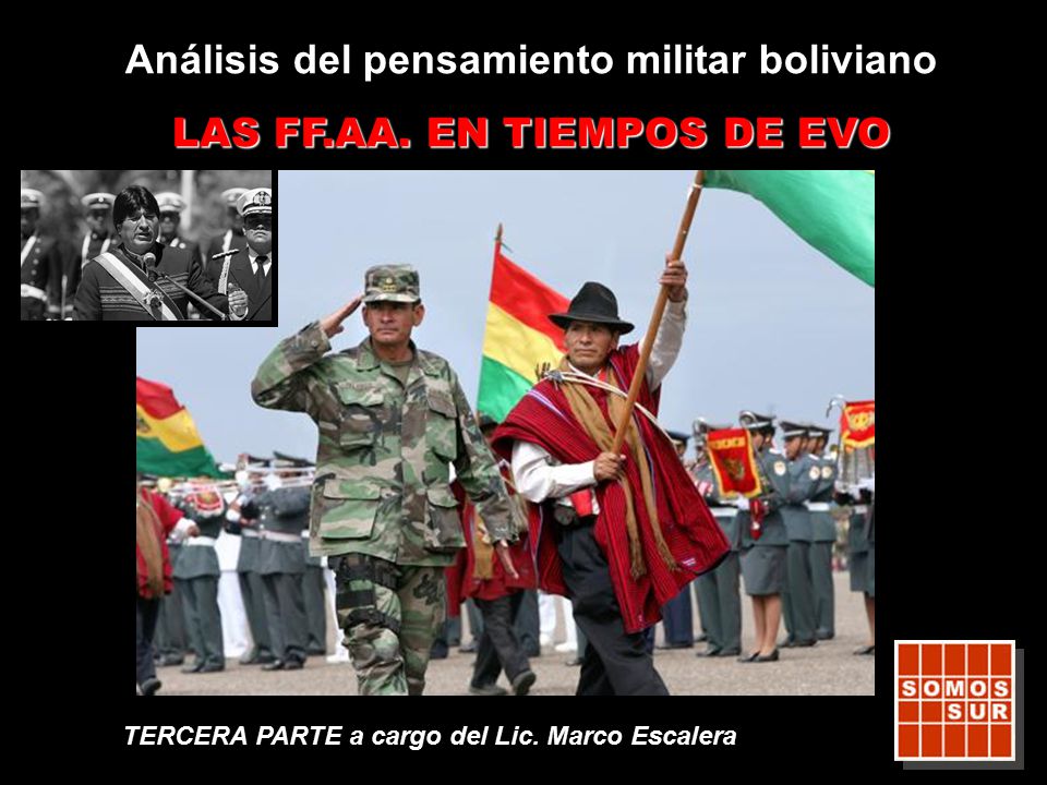 Análisis del pensamiento militar boliviano