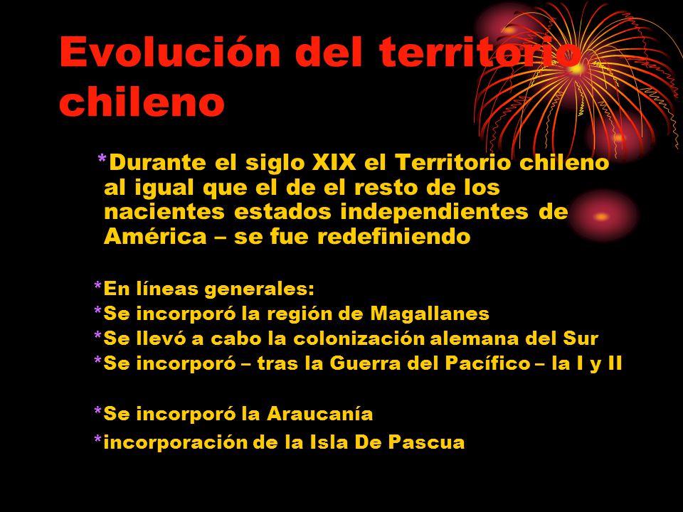 Evolución del territorio chileno