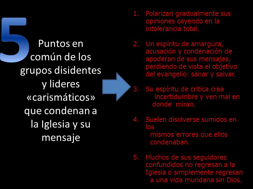 5 Puntos en común de los grupos disidentes y lideres