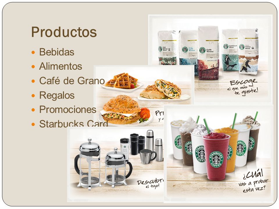 Productos Bebidas Alimentos Café de Grano Regalos Promociones