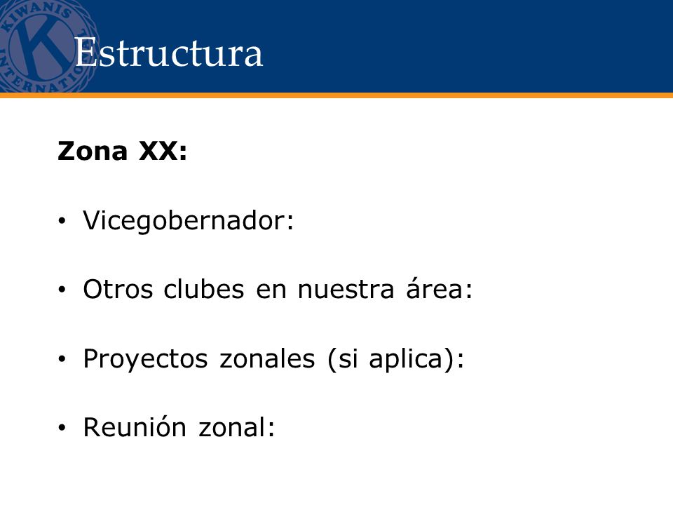 Estructura Zona XX: Vicegobernador: Otros clubes en nuestra área:
