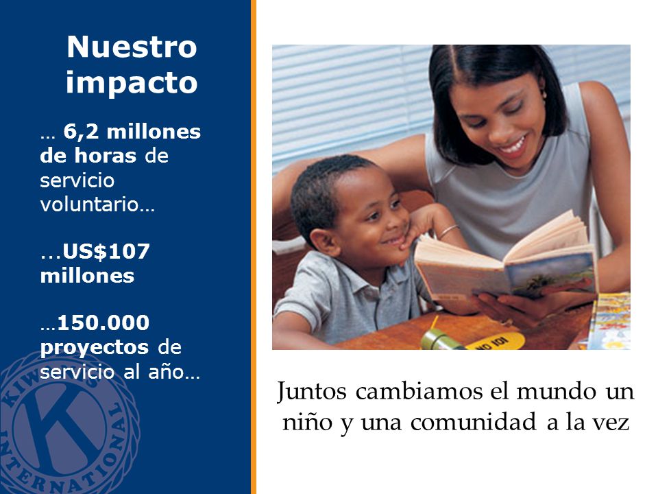 Juntos cambiamos el mundo un niño y una comunidad a la vez