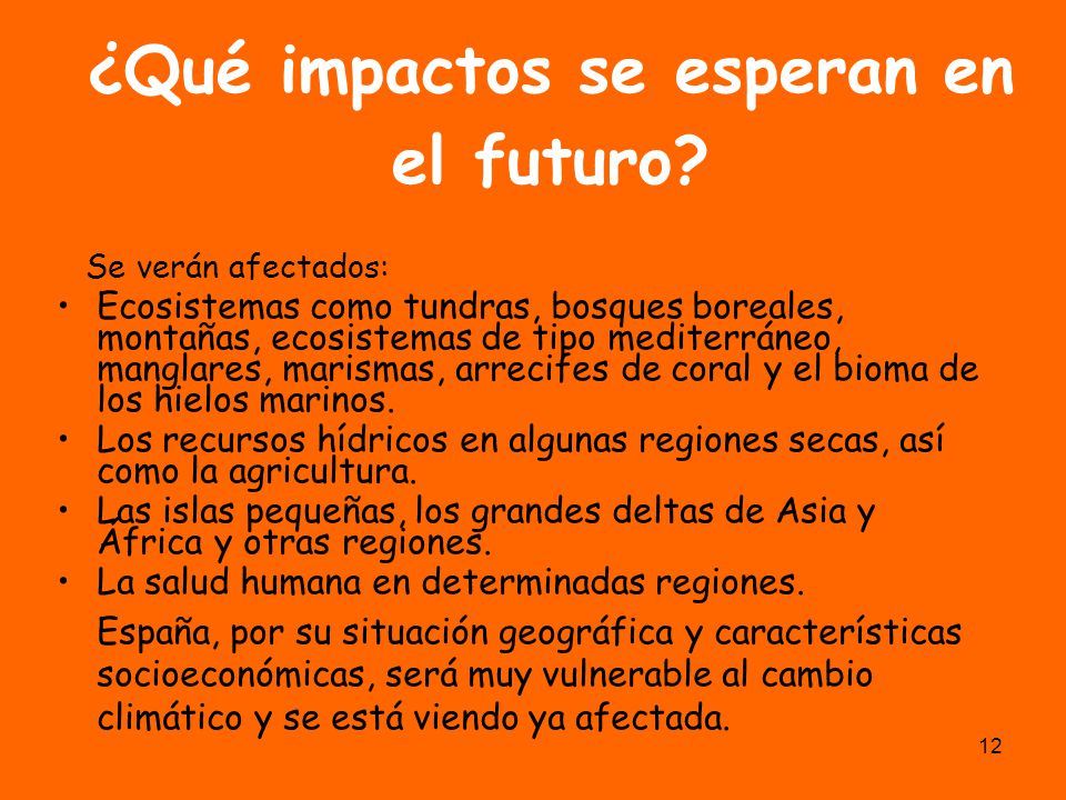 ¿Qué impactos se esperan en el futuro
