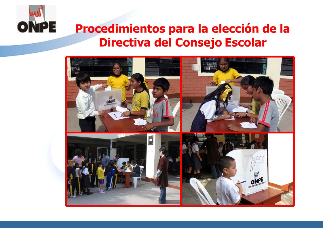 Procedimientos para la elección de la Directiva del Consejo Escolar