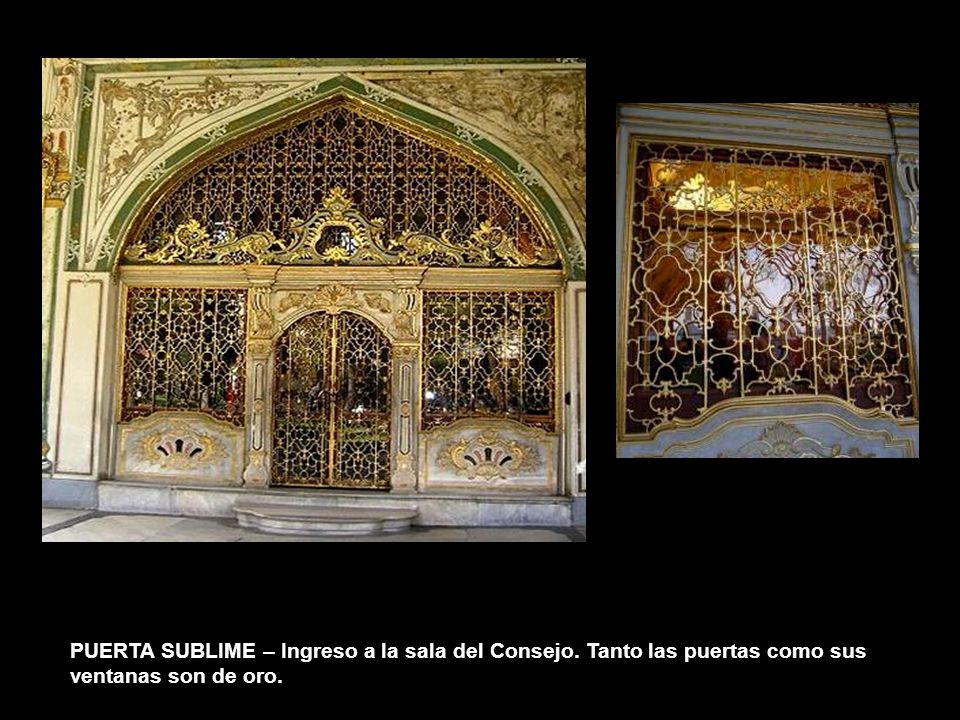 PUERTA SUBLIME – Ingreso a la sala del Consejo