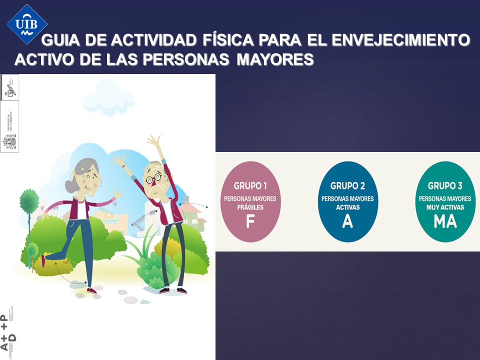GUIA DE ACTIVIDAD FÍSICA PARA EL ENVEJECIMIENTO ACTIVO DE LAS PERSONAS MAYORES