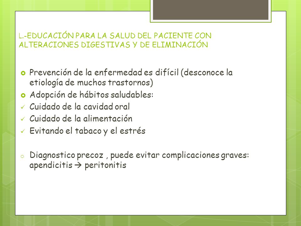 Adopción de hábitos saludables: Cuidado de la cavidad oral