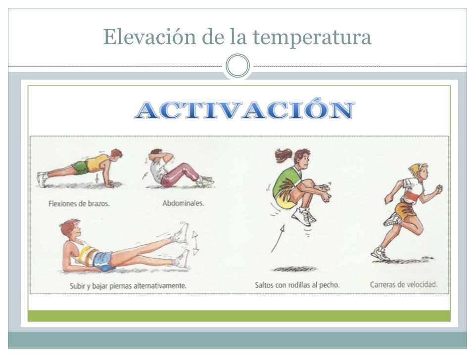 Elevación de la temperatura