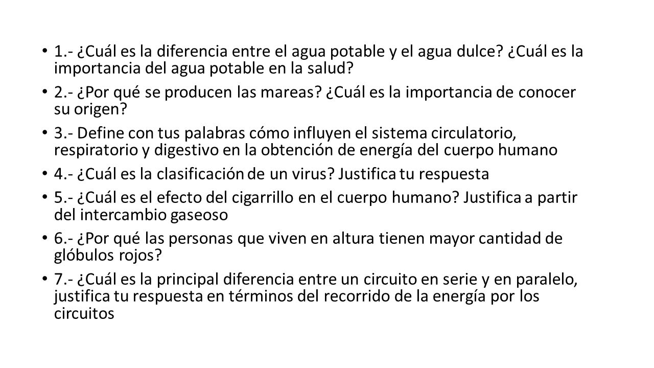 1. - ¿Cuál es la diferencia entre el agua potable y el agua dulce