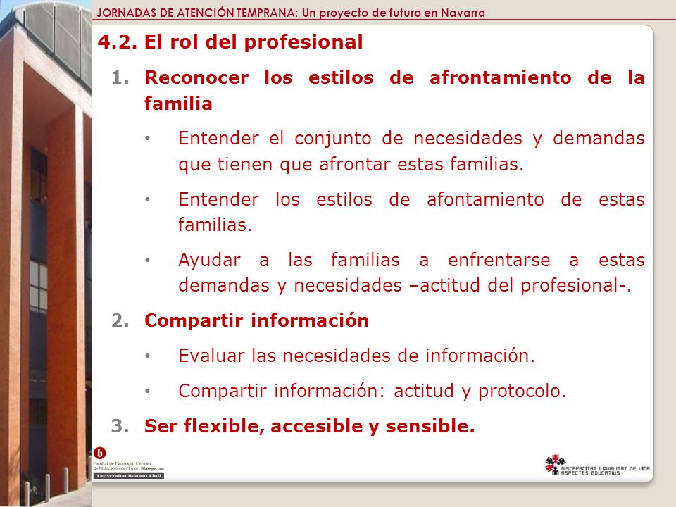 JORNADAS DE ATENCIÓN TEMPRANA: Un proyecto de futuro en Navarra